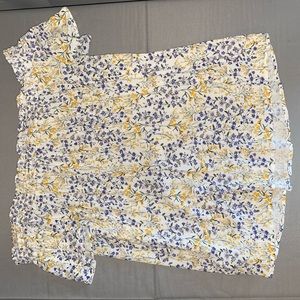 Off The Shoulder Flowered Top